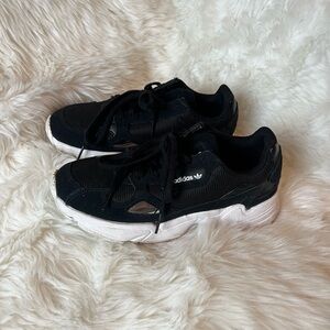 Adidas Black and White Sneakers Size 6.5